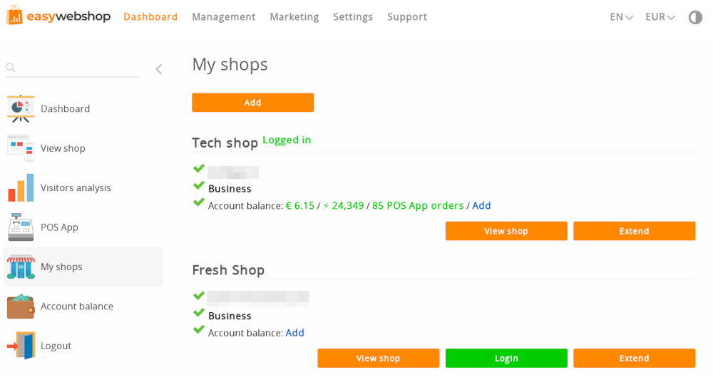 Multishop screen capture